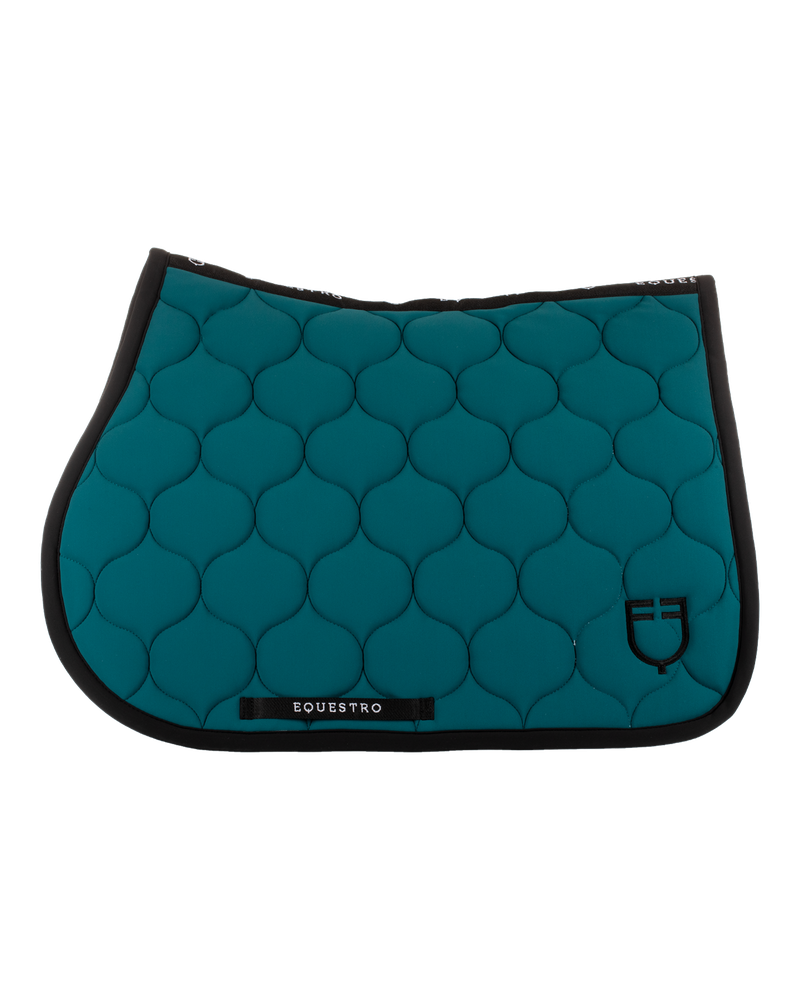 Equestro Jumping Saddle Pad Onion Jersey Black Line Edition