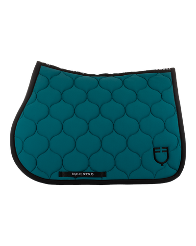 Equestro Jumping Saddle Pad Onion Jersey Black Line Edition