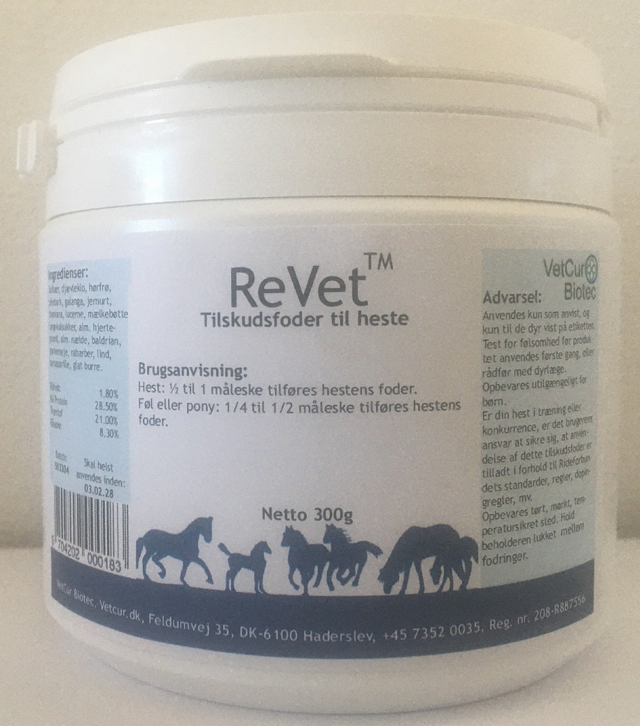 Revet til hest - Pulver