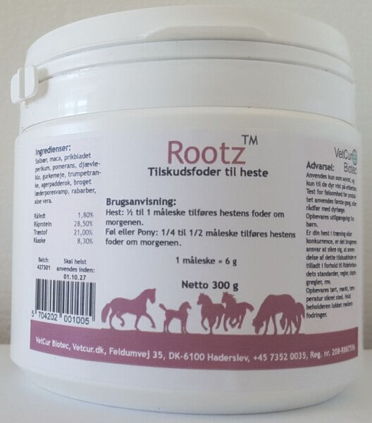 Vetcur Biotec Rootz til hest - Pulver