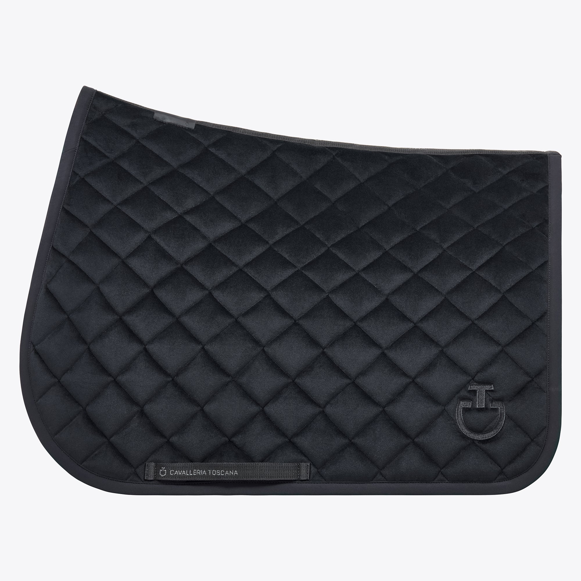 Cavalleria Toscana Velvet Jumping Saddle Pad - OUTLET