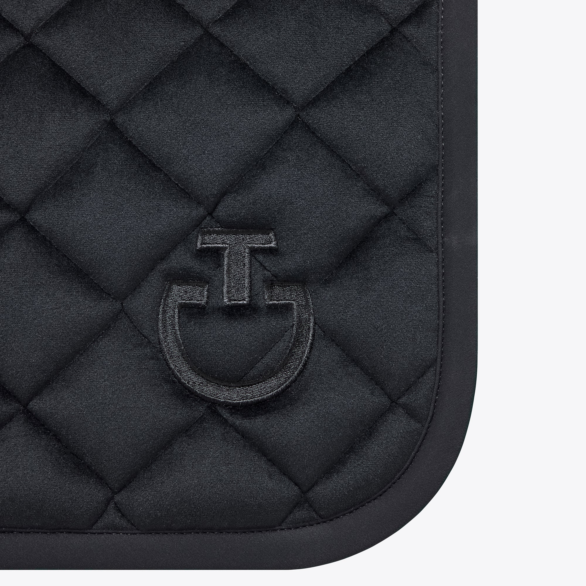 Cavalleria Toscana Velvet Jumping Saddle Pad - OUTLET
