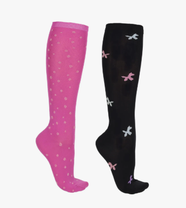 QHP Isalyn Knee Stockings Gift Box (2-Pack)