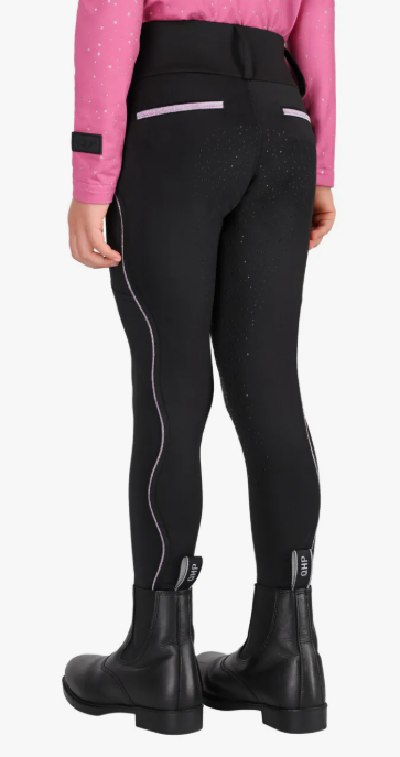 QHP Isalyn Junior Riding Tights Full Grip