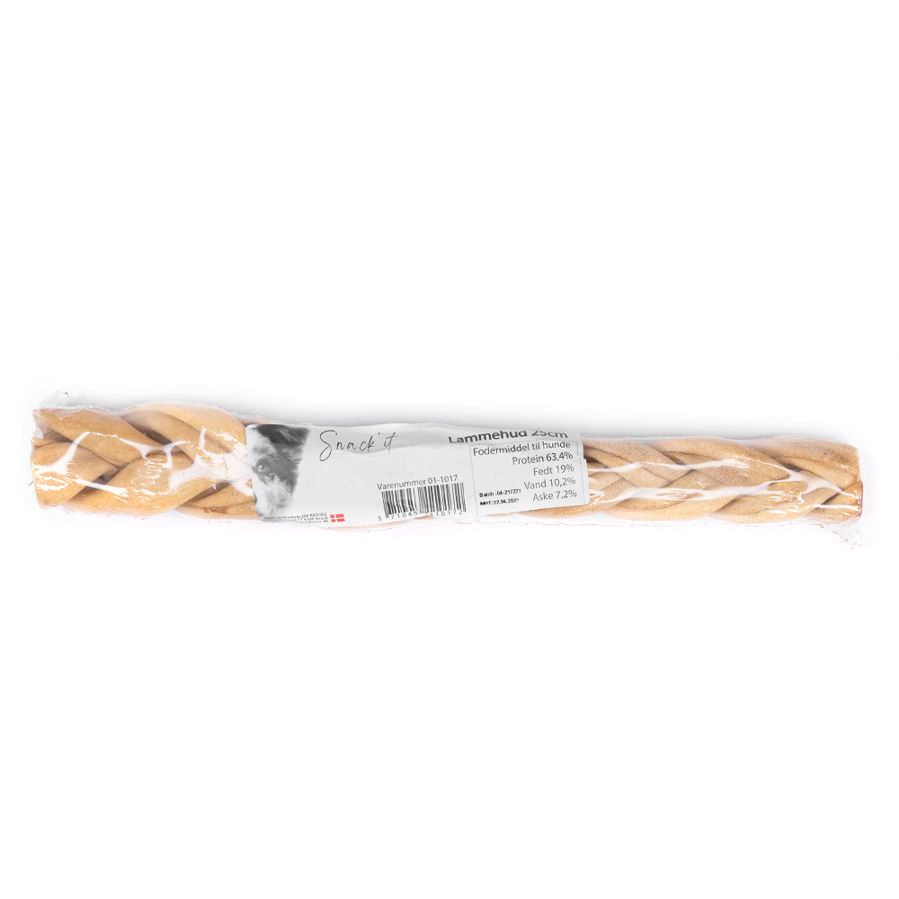 Snack'it Flettet Lammehud 25cm