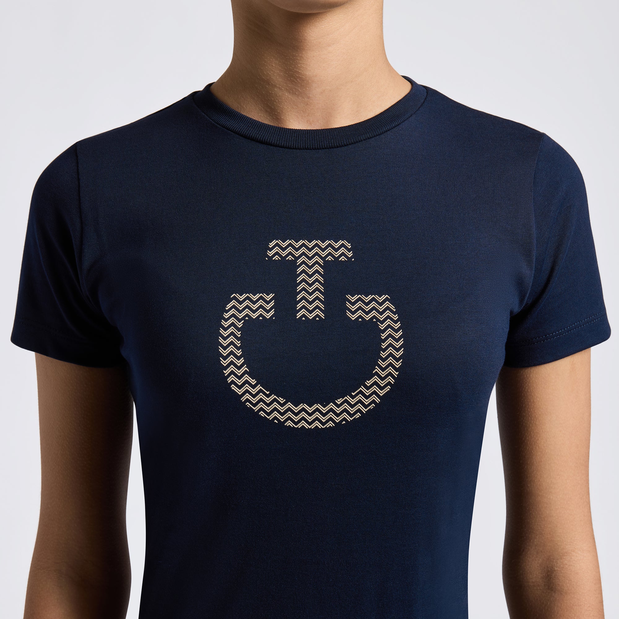 Cavalleria Toscana Logo Cotton T-Shirt-OUTLET
