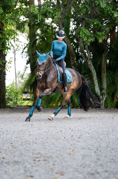 Equestrian Stockholm Teal Blue Dressurunderlag