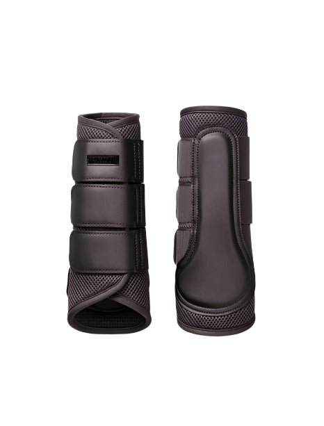 Equestrian Stockholm Classic Mesh Brushing Boots Dark Violet