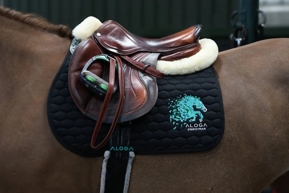 Aloga Jumping Saddle Pad With Logo