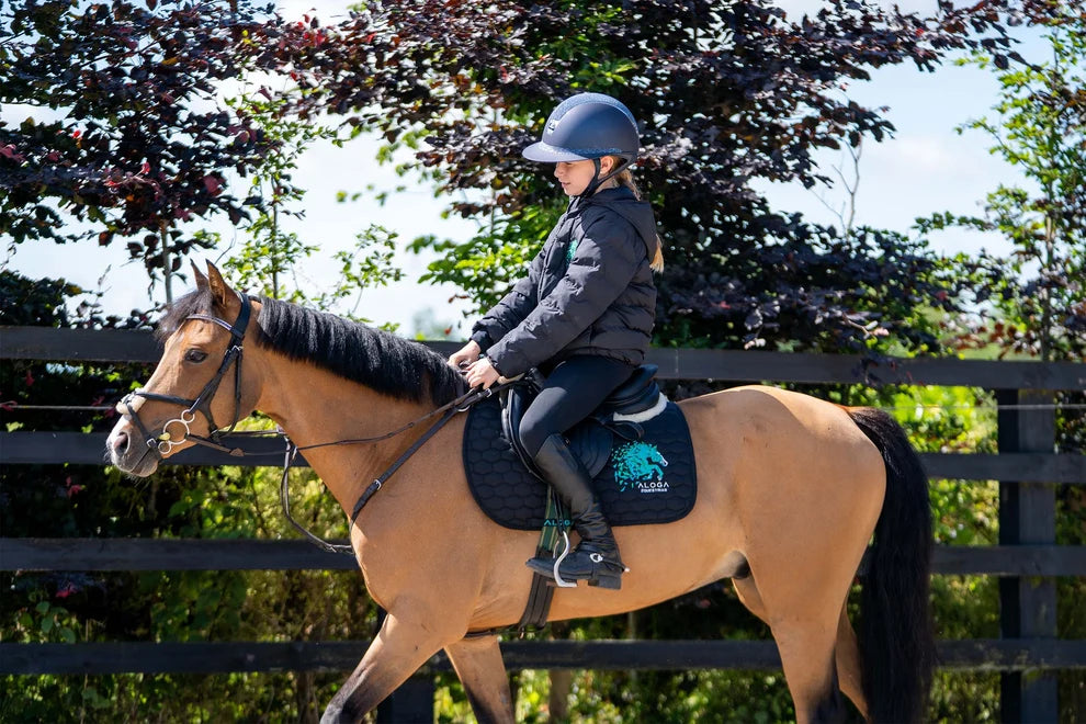 Aloga Jumping Saddle Pad With Logo