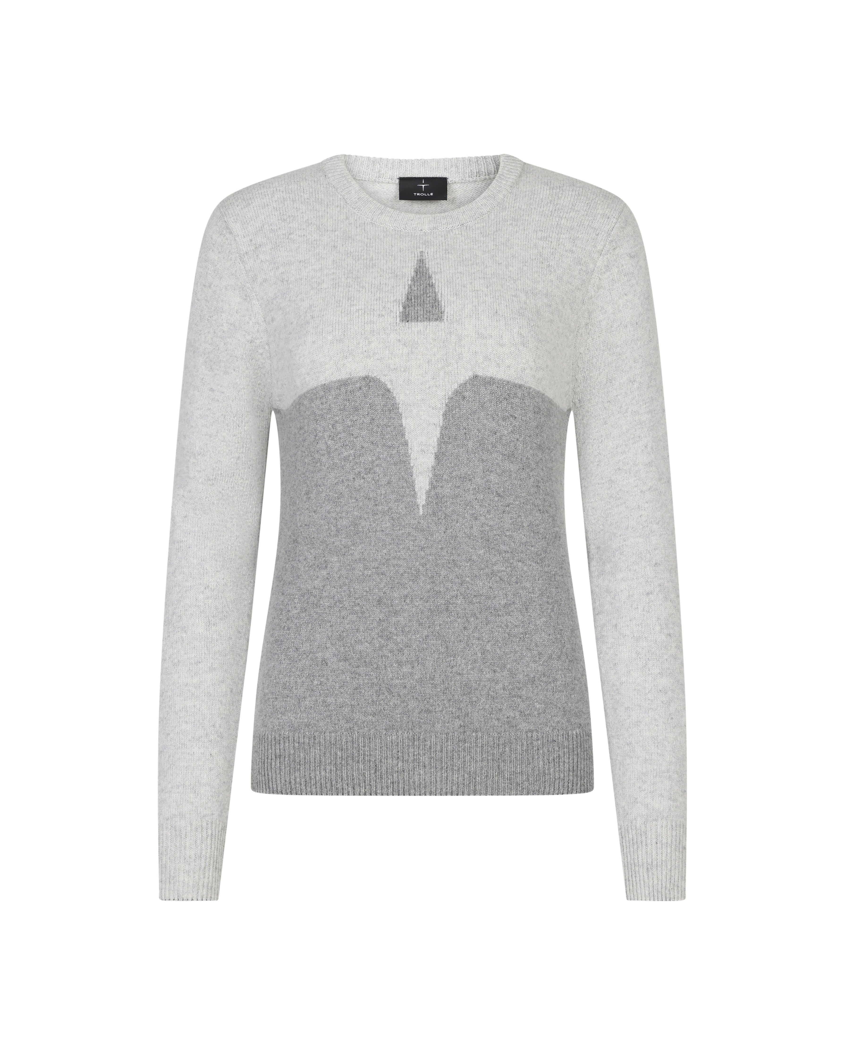 Trolle Projects Cashmere Wool Star Logo Crew Sweater