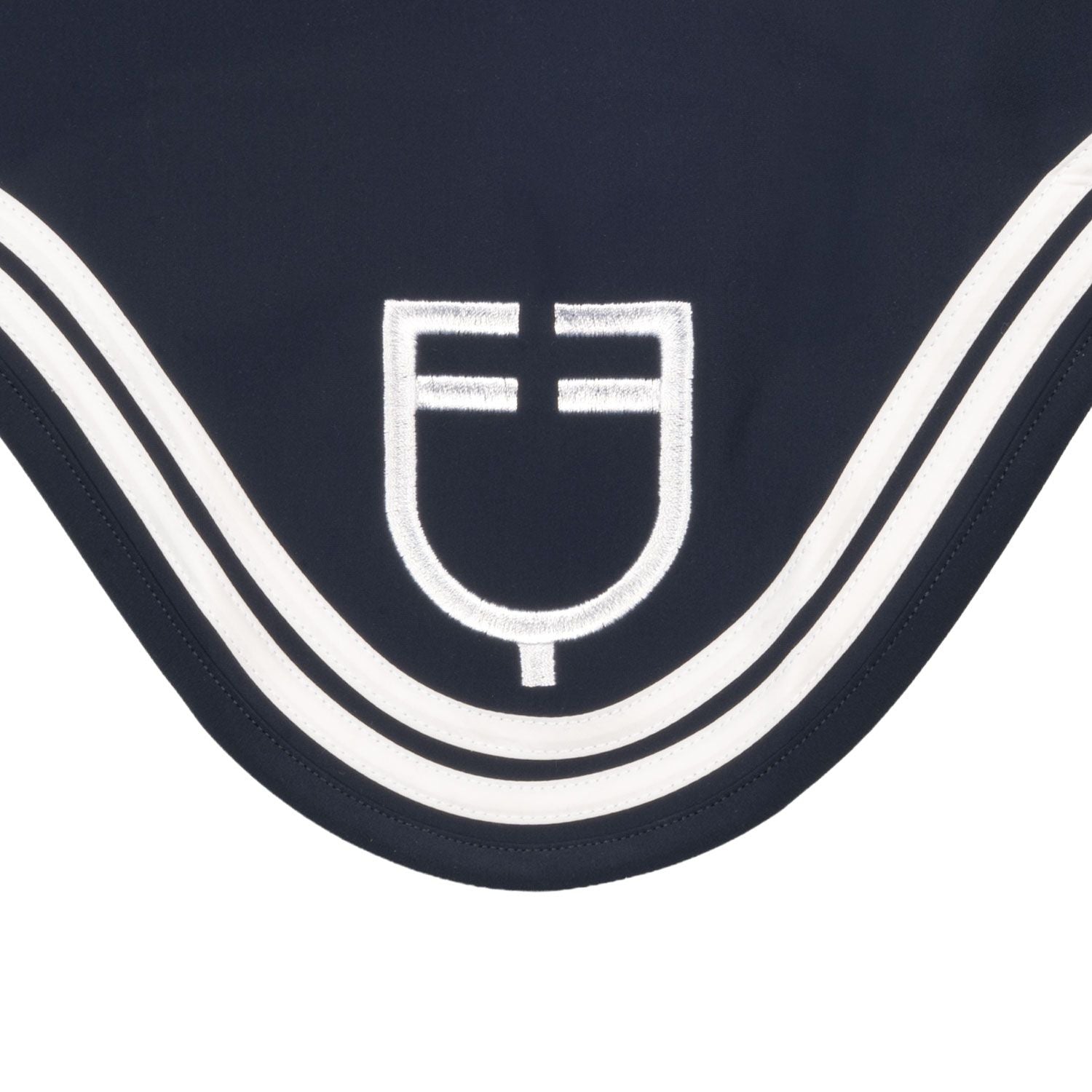 Equestro Double Stripes Fly Veil