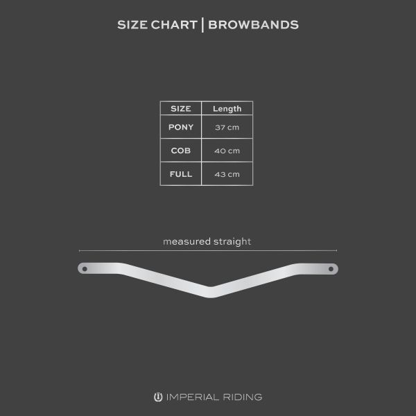 Imperial Riding Browband IRHGrande Bronze