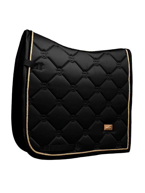 Equestrian Stockholm Black Gold Dressurunderlag