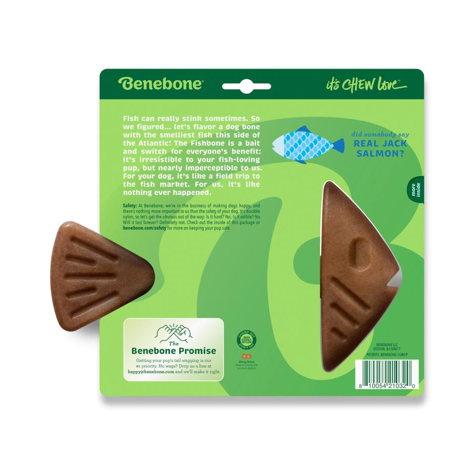 Benebone Fishbone tyggelegetøj