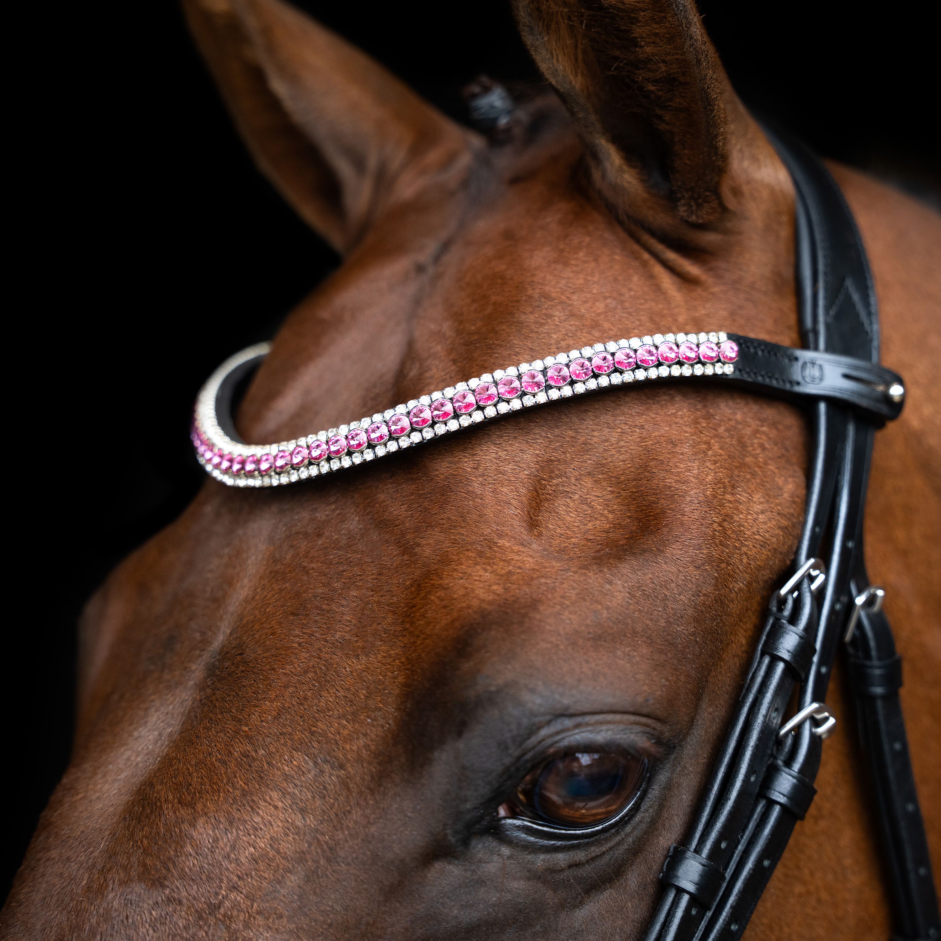 Imperial Riding Browband IRHBeads Multi Pink