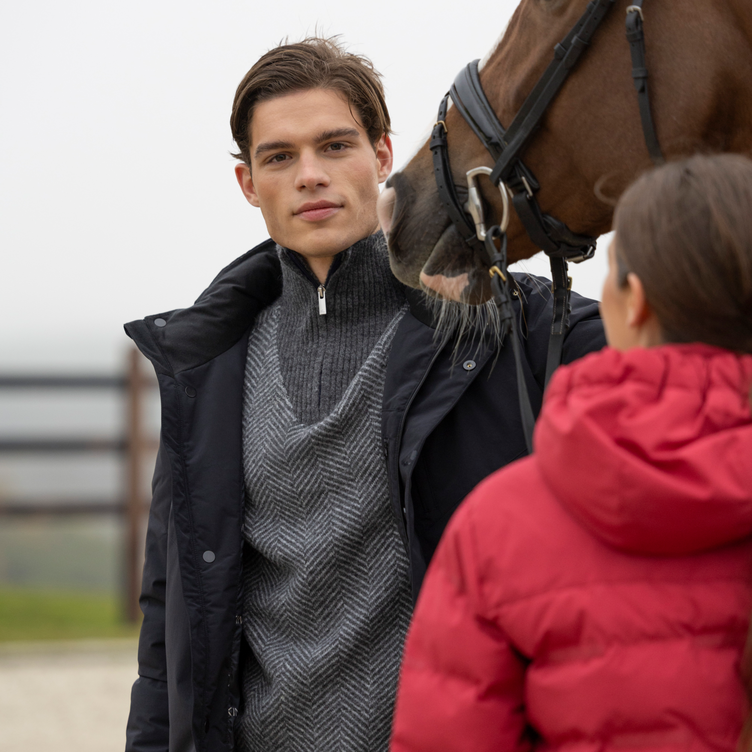 Kingsland KLAndrew Mens Half Zip Knit