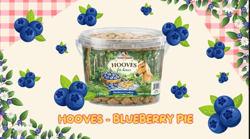 Candy Horse Hooves Blueberry Cookies