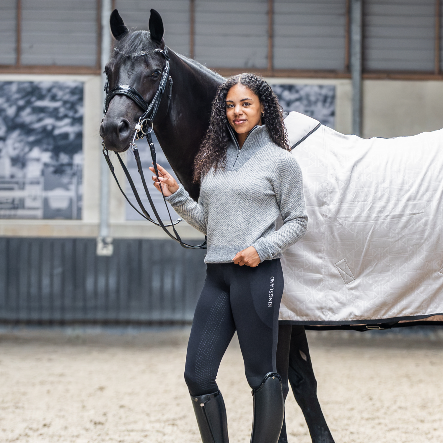 Kingsland KLAudrey Ladies Half Zip Knit