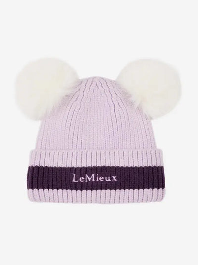 LeMieux Mini Double Pom Beanie