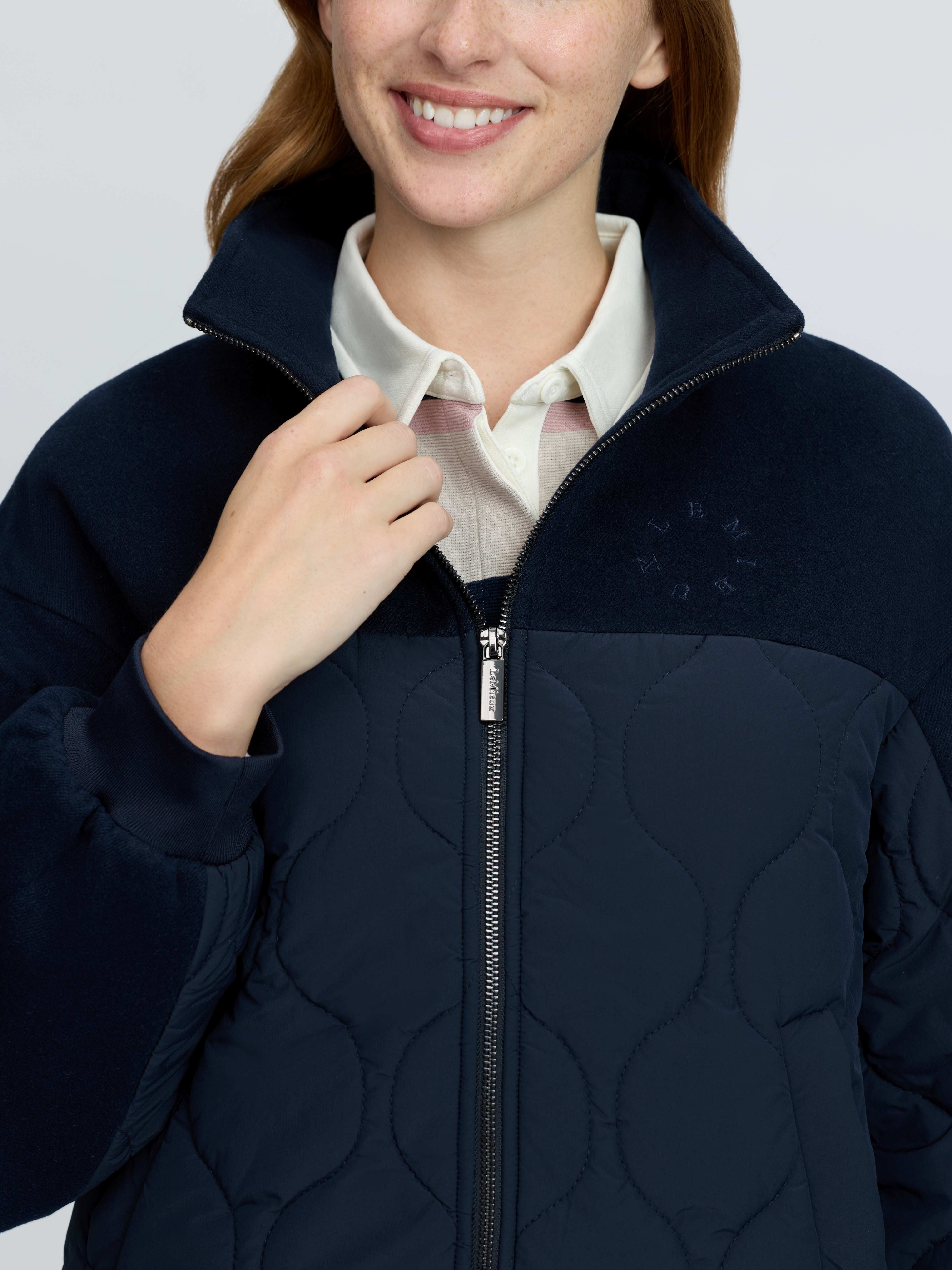 Chloe Bomber Jacket Navy