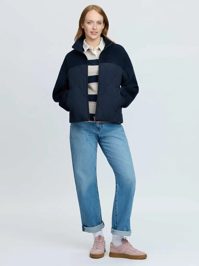 Chloe Bomber Jacket Navy