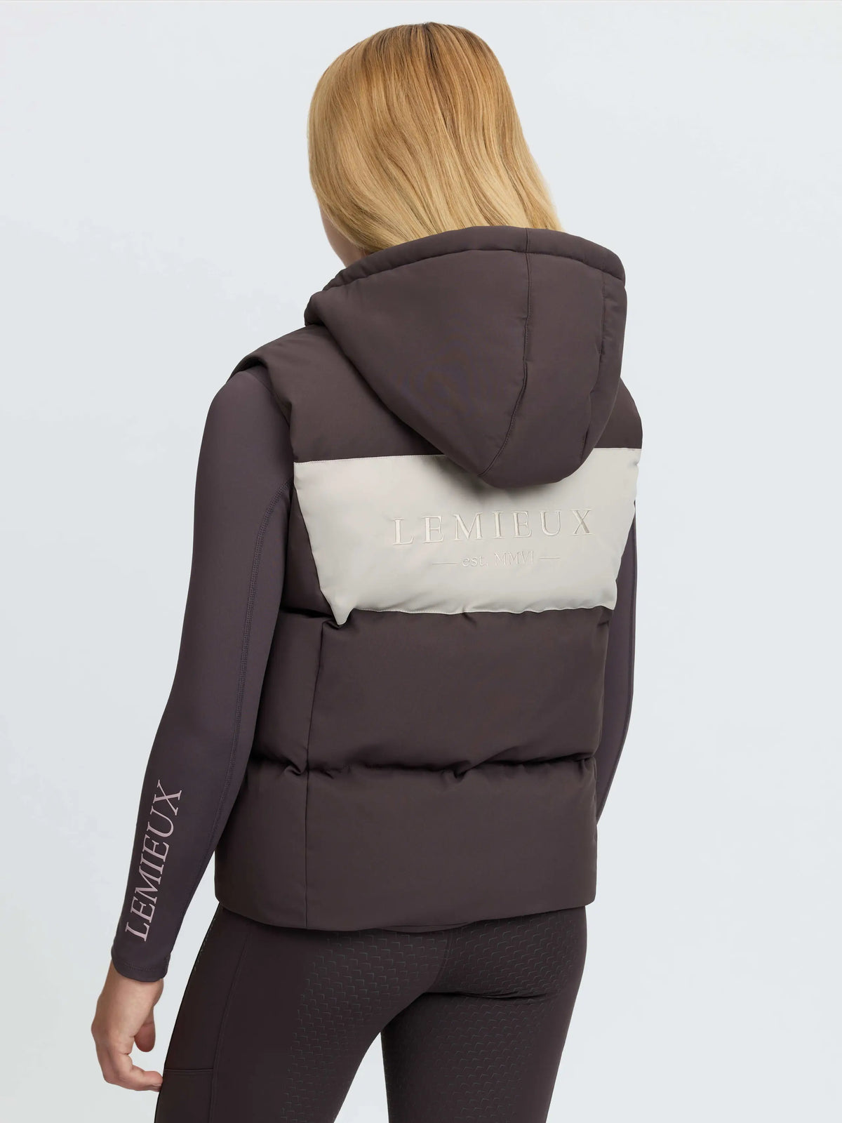 LeMieux Young Rider Joey Hooded Gilet Cocoa