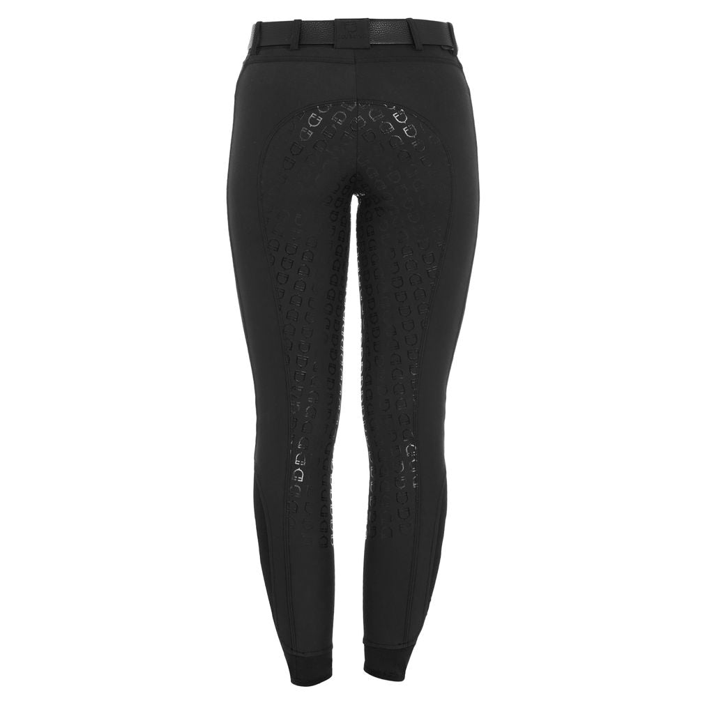 Equestro Women's High Waist Breeches With Fleece Lining