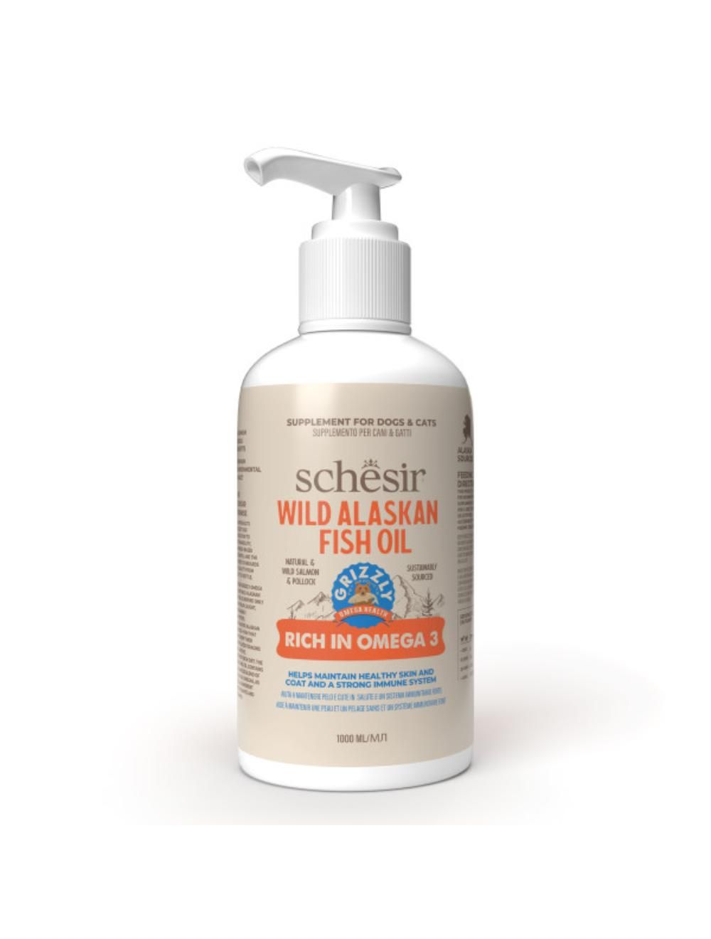 Grizzly Pet Products Schesir Grizzly Wild Alaskan fiskeolie