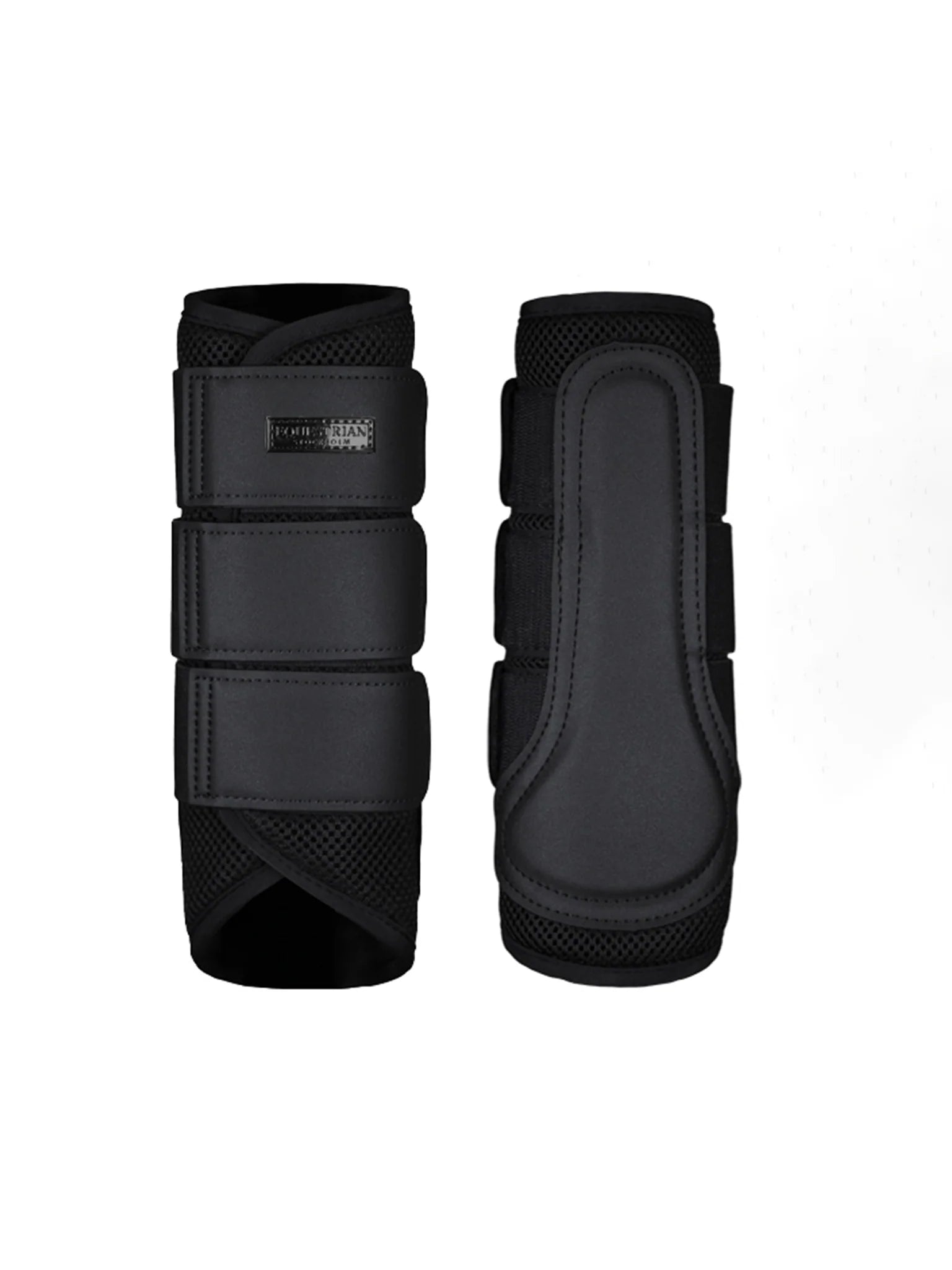 Equestrian Stockholm Classic Mesh Brushing Boots All Black