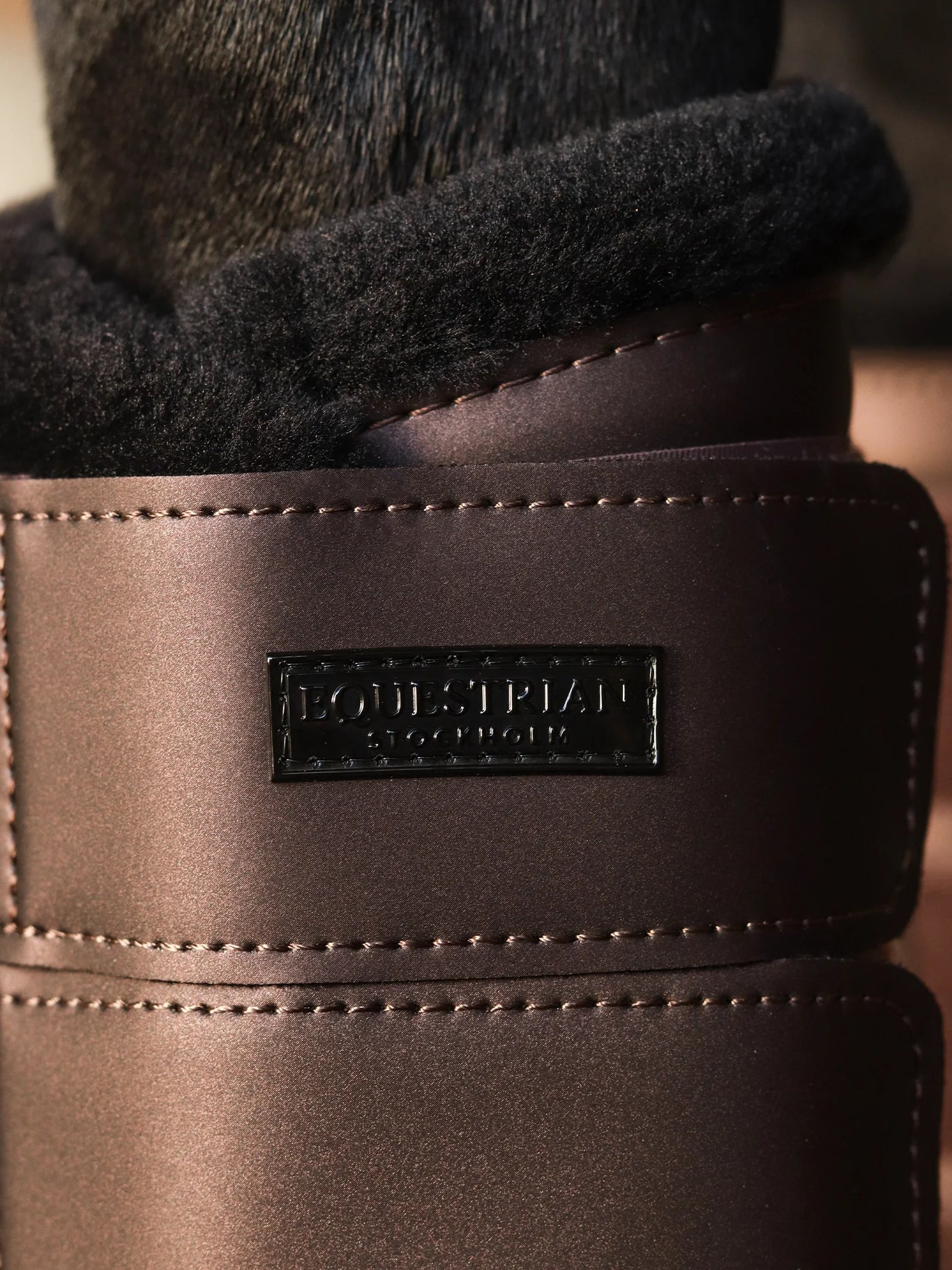 Equestrian Stockholm Mocha Brushing Boots
