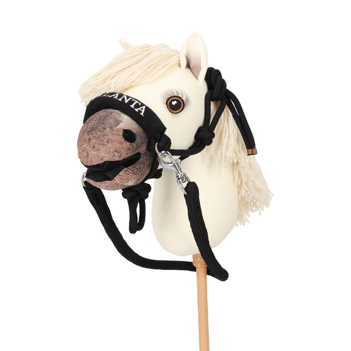 QHP Hobby Horse Nalanta Rope Halter with Rein