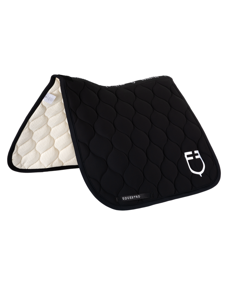 Equestro Dressage Saddle Pad Onion Jersey Black Line Edition