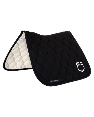 Equestro Dressage Saddle Pad Onion Jersey Black Line Edition