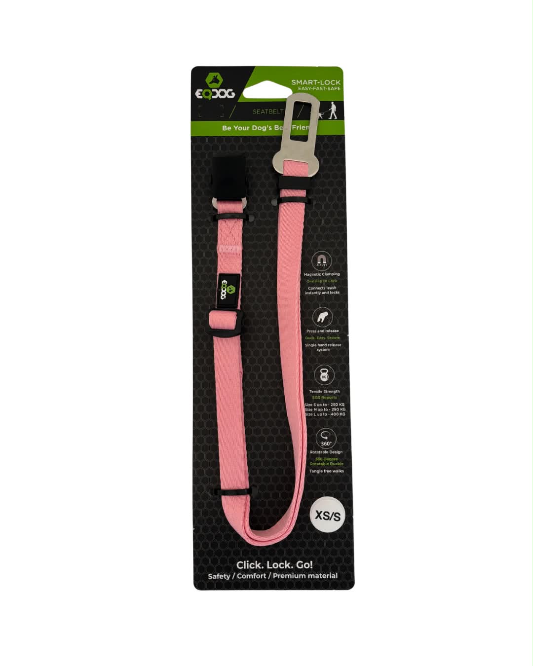 EQDOG Smart-Lock Seatbelt Adapter