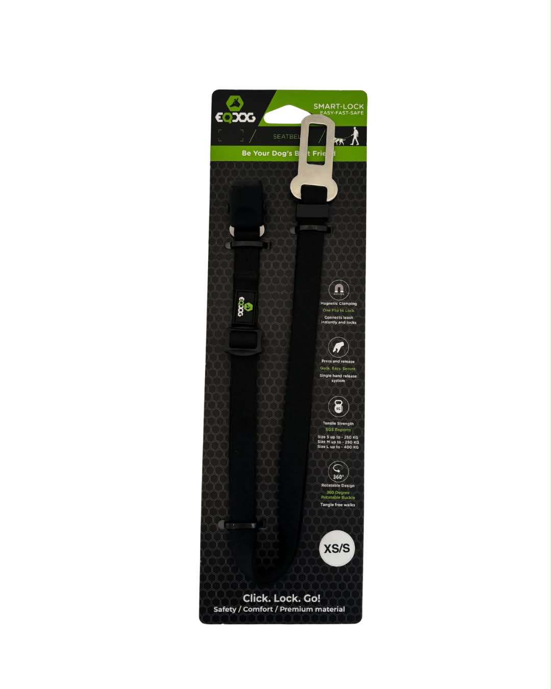 EQDOG Smart-Lock Seatbelt Adapter