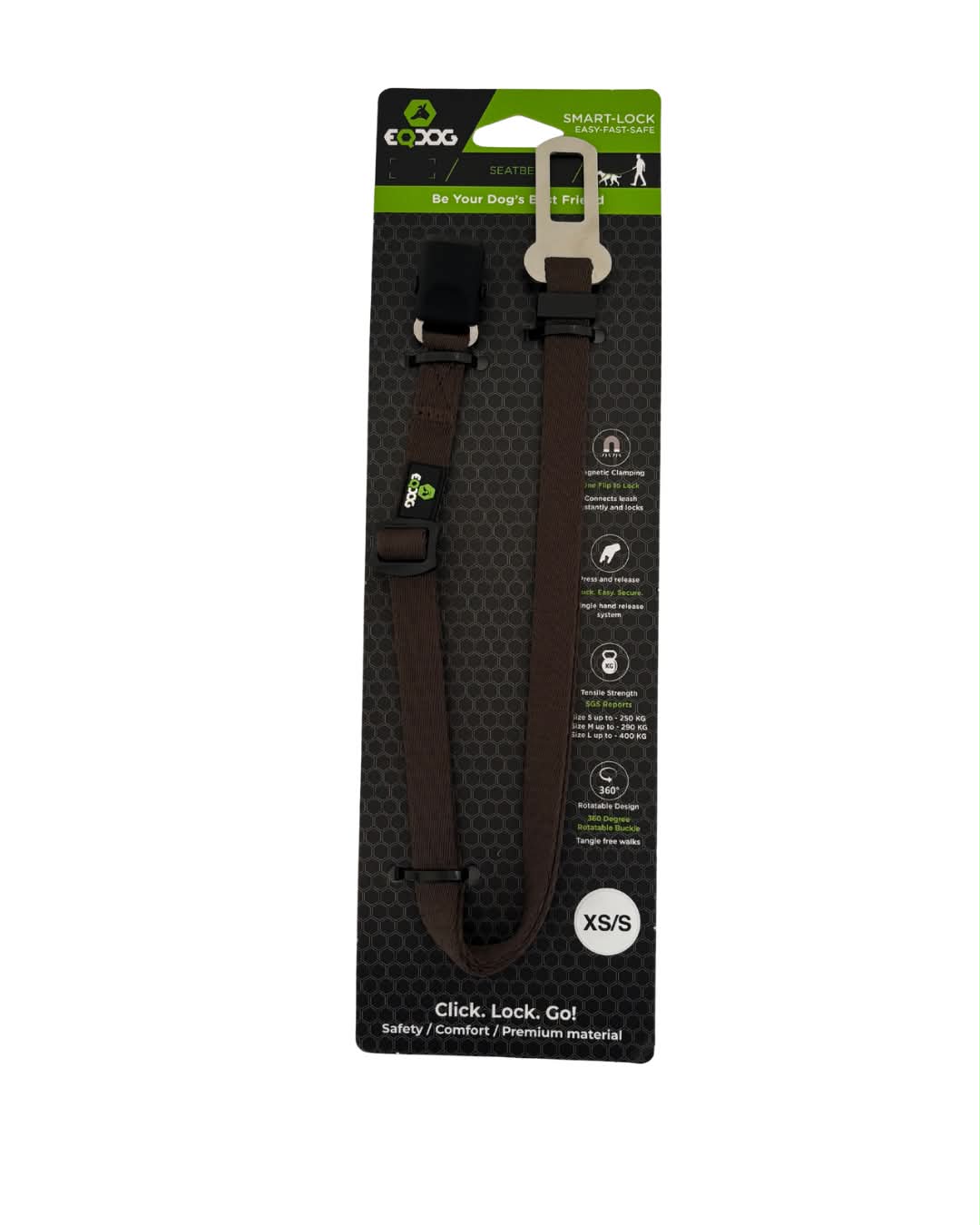 EQDOG Smart-Lock Seatbelt Adapter