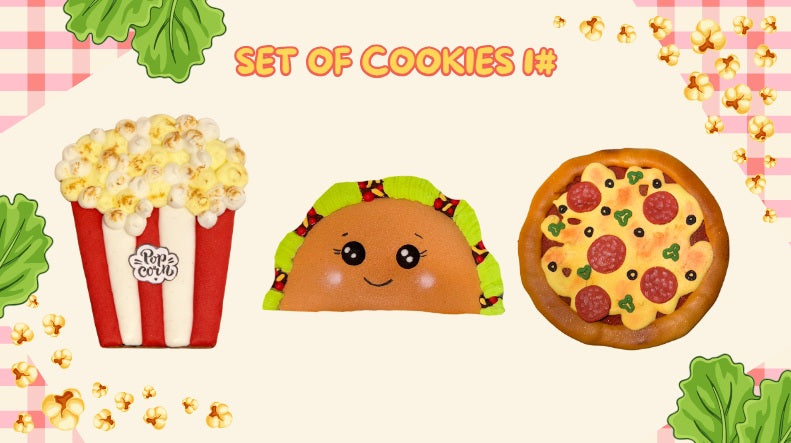 Candy Horse Foodie Set of Cookies 1