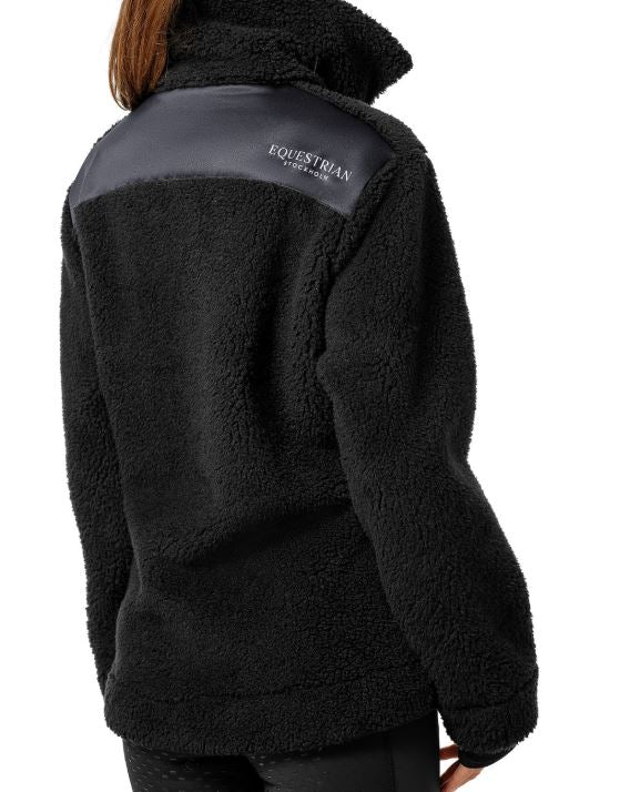 Equestrian Stockholm Teddy Fleece jakke Dark Ocean