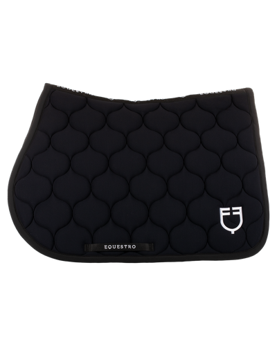 Equestro Jumping Saddle Pad Onion Jersey Black Line Edition