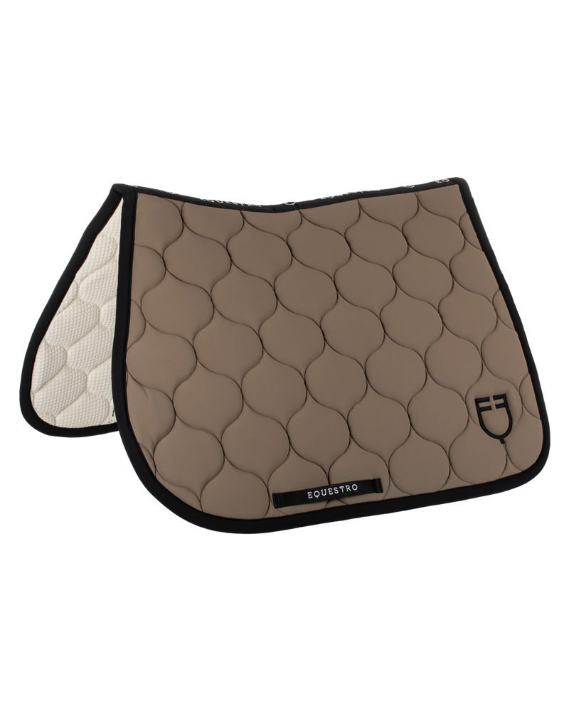 Equestro Jumping Saddle Pad Onion Jersey Black Line Edition