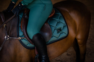 Equestrian Stockholm Sycamore Green Jump Saddle Pad