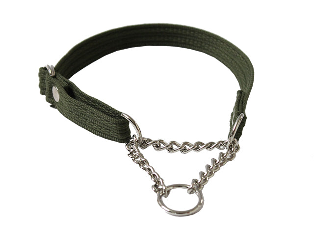 Fenriz Webbing Halsbånd m. Kæde