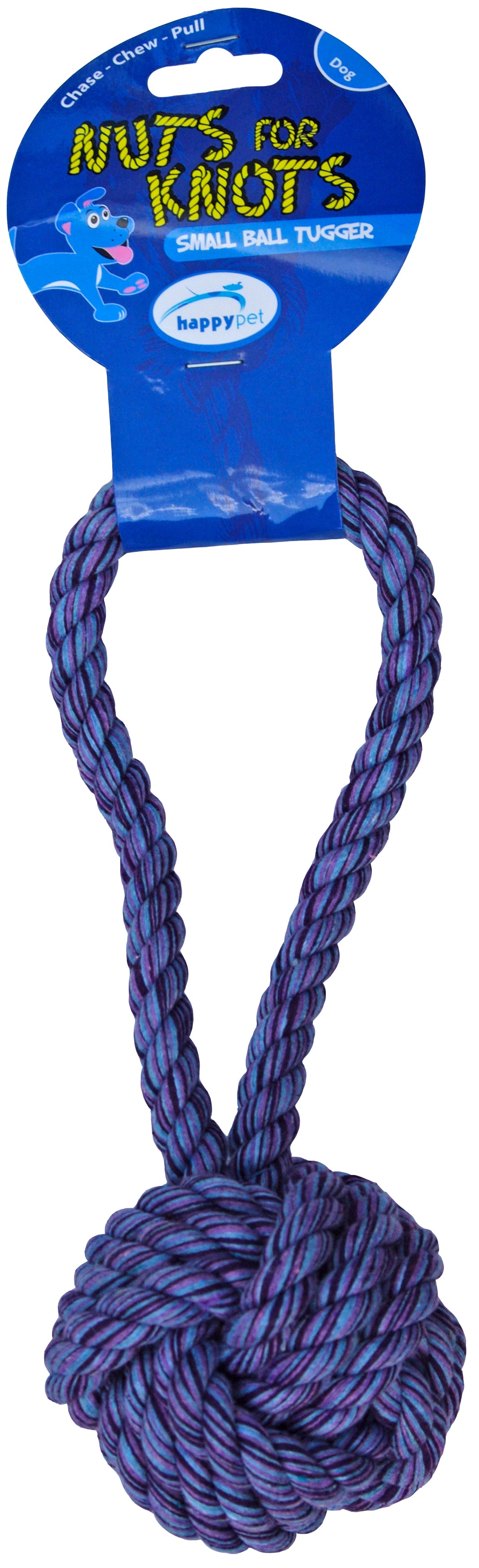 Happypet Nuts for Knots Tov Flettet med Bold