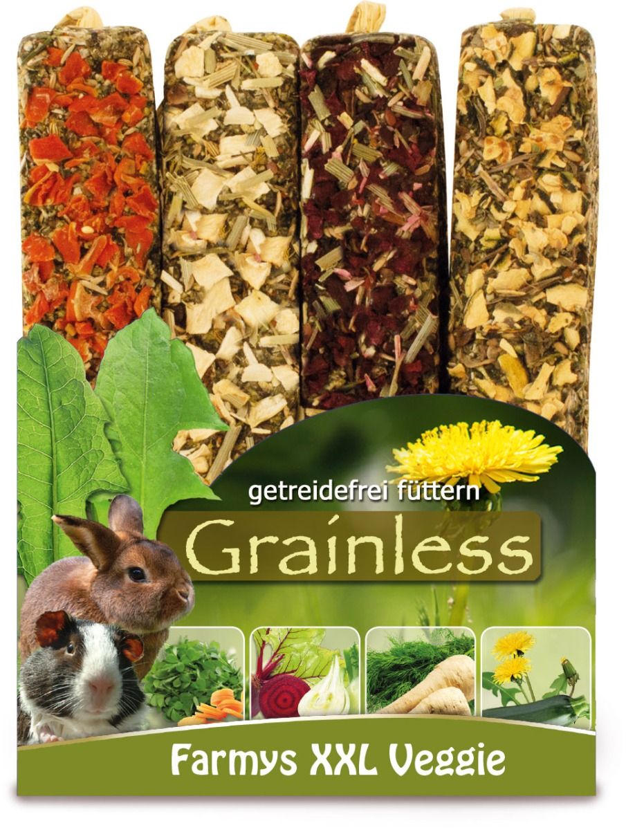 JR Farm Kornfri Farmys XXL Gnaverstænger Veggie