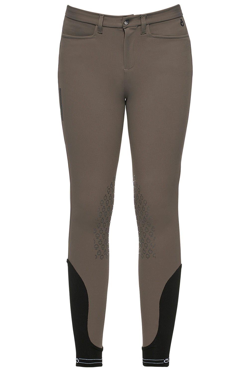 Cavalleria Toscana Perforated Logo Tape Full Grip Kids Breeches - OUTLET