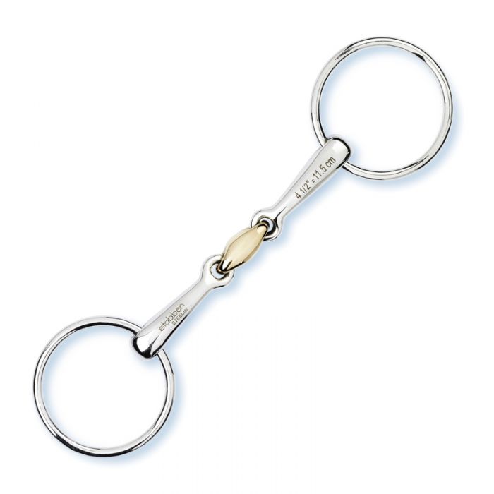 Loose Ring Snaffle / Bradoon Tredelt Bid