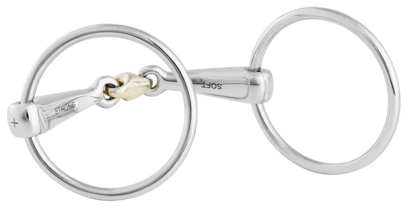 Stübben 2in1 Loose Ring Snaffle 3-delt. - OUTLET