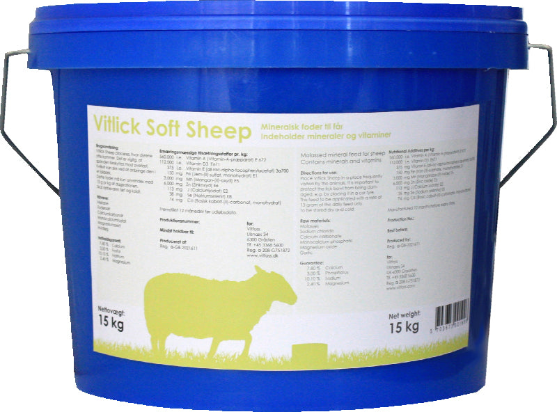 Vilofoss Vitlick Soft Sheep slikspand - Bestillingsvare