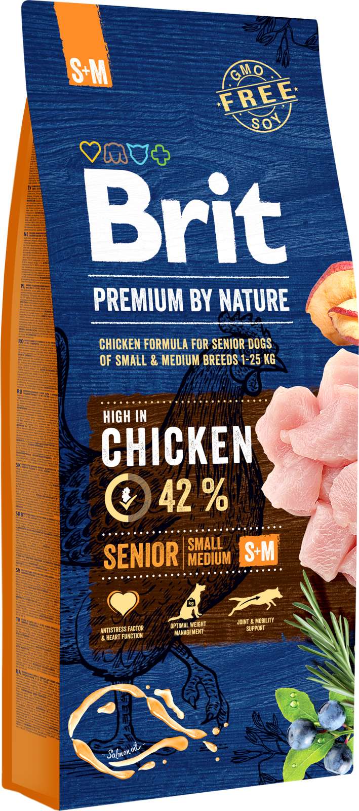 Brit Premium Senior S/M Breed Chicken